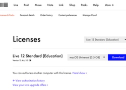 Ableton Live 12 Standard (Education)